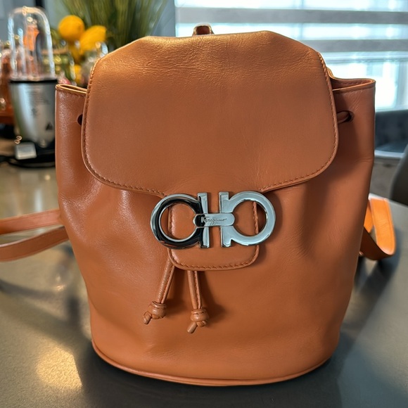 Salvatore Ferragamo Pre loved Leather Backpack in great condition. - Picture 1 of 16